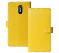Anybird Giallo Custodia in pelle Flip Case Protettiva Cover Skin Wallet per BRONDI AMICO FLASH 2"