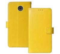 Anybird Giallo Custodia in pelle Flip Case Protettiva Cover Skin Wallet per Emporia SIMPLICITY V27 LTE 2"