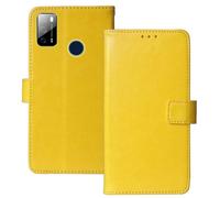 Anybird Giallo Custodia in pelle Flip Case Protettiva Cover Skin Wallet per Qubo P668 / QUBO X668 6.53"