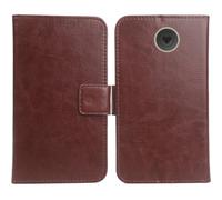 Anybird Marrone Custodia in pelle Flip Case Protettiva Cover Skin per Emporia SIMPLICITY V27 LTE 2" Caso Leather Cover Flip Guscio Copertina Portafoglio