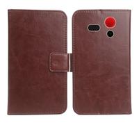 Anybird Marrone Custodia in pelle Flip Case Protettiva Cover Skin per Olympia STAR 2.4" Caso Leather Cover Flip Guscio Copertina Portafoglio Magnetico Anti Urto e Anti Graffi