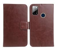 Anybird Marrone Custodia in pelle Flip Case Protettiva Cover Skin per Qubo P668 / QUBO X668 6.53" Caso Leather Cover Flip Guscio Copertina Portafoglio Magnetico Anti Urto e Anti Graffi