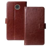 Anybird Marrone Custodia in pelle Flip Case Protettiva Cover Skin Wallet per Emporia SIMPLICITY V27 LTE 2"