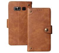 Anybird Marrone Retro Pelle Case per Beghelli SLV11 1.77" Custodia Caso Premium Leather Cover Flip Guscio Protettiva Copertina Portafoglio Magnetico Anti Urto e Anti Graffi