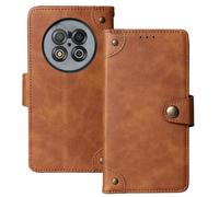 Anybird Marrone Retro Pelle Case per Blackview ROCK 2 6.67" Custodia Caso Premium Leather Cover Flip Guscio Protettiva Copertina Portafoglio Magnetico Anti Urto e Anti Graffi