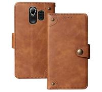 Anybird Marrone Retro Pelle Case per BRONDI AMICO FAVOLOSO 2.8" Custodia Caso Premium Leather Cover Flip Guscio Protettiva Copertina Portafoglio Magnetico