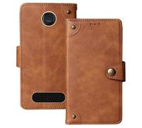 Anybird Marrone Retro Pelle Case per BRONDI AMICO SUPERVOICE 2.8" Custodia Caso Premium Leather Cover Flip Guscio Protettiva Copertina Portafoglio Magnetico