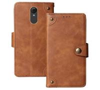 Anybird Marrone Retro Pelle Case per BRONDI MAGNUM 4 2.8" Custodia Caso Premium Leather Cover Flip Guscio Protettiva Copertina Portafoglio Magnetico