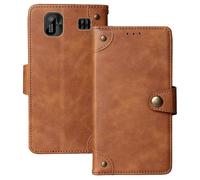 Anybird Marrone Retro Pelle Case per Energizer E13 1.77" Custodia Caso Premium Leather Cover Flip Guscio Protettiva Copertina Portafoglio Magnetico Anti Urto e Anti Graffi
