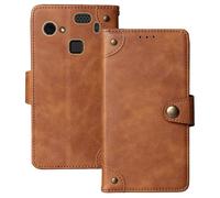 Anybird Marrone Retro Pelle Case per HAMMER Blade 3 4G 6.2" Custodia Caso Premium Leather Cover Flip Guscio Protettiva Copertina Portafoglio Magnetico Anti Urto e Anti Graffi