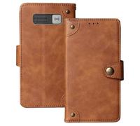 Anybird Marrone Retro Pelle Case per MyPhone Tango LTE + 2.4" Custodia Caso Premium Leather Cover Flip Guscio Protettiva Copertina Portafoglio Magnetico Anti Urto e Anti Graffi