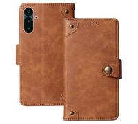 Anybird Marrone Retro Pelle Case per Solana Saga Seeker Chapter 2 6.36" Custodia Caso Premium Leather Cover Flip Guscio Protettiva Copertina Portafoglio Magnetico Anti Urto e Anti Graffi