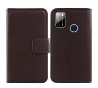 Anybird Marrone Vera Real Pelle Case per Qubo P668 / QUBO X668 6.53" Custodia Caso Premium Leather Cover Flip Guscio Protettiva Copertina Portafoglio Magnetico Anti Urto e Anti Graffi