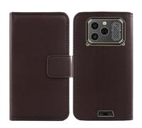 Anybird Marrone Vera Real Pelle Case per Ulefone RugOne Xever 8 6.5" Custodia Caso Premium Leather Cover Flip Guscio Protettiva Copertina Portafoglio Magnetico Anti Urto e Anti Graffi