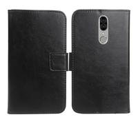 Anybird Nero Custodia in pelle Flip Case Protettiva Cover Skin per Blaupunkt SL05 SL 05 5.5" Caso Leather Cover Flip Guscio Copertina Portafoglio Magnetico