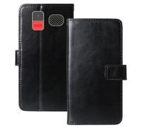 Anybird Nero Custodia in pelle Flip Case Protettiva Cover Skin Wallet per Funker C120 Classic 4G / C140 Clasic 4G 1.8"
