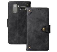 Anybird Nero Retro Pelle Case per Beghelli Salvalavita Phone SLV19 2.8" Custodia Caso Premium Leather Cover Flip Guscio Protettiva Copertina Portafoglio Magnetico Anti Urto e Anti Graffi