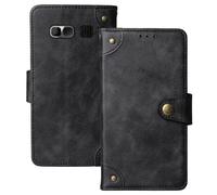 Anybird Nero Retro Pelle Case per Beghelli SLV11 1.77" Custodia Caso Premium Leather Cover Flip Guscio Protettiva Copertina Portafoglio Magnetico Anti Urto e Anti Graffi