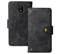 Anybird Nero Retro Pelle Case per Blaupunkt SM02 SM 02 4.95" Custodia Caso Premium Leather Cover Flip Guscio Protettiva Copertina Portafoglio Magnetico Anti Urto e Anti Graffi