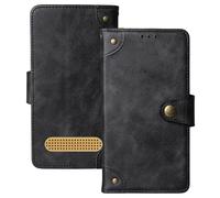 Anybird Nero Retro Pelle Case per BRONDI PRESIDENT 3" Custodia Caso Premium Leather Cover Flip Guscio Protettiva Copertina Portafoglio Magnetico