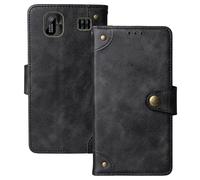 Anybird Nero Retro Pelle Case per Energizer E13 1.77" Custodia Caso Premium Leather Cover Flip Guscio Protettiva Copertina Portafoglio Magnetico Anti Urto e Anti Graffi