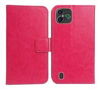 Anybird Rosa Custodia in pelle Flip Case Protettiva Cover Skin per Doro Aurora A30 PLUS 6.1" Caso Leather Cover Flip Guscio Copertina Portafoglio Magnetico Anti Urto e Anti Graffi