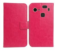 Anybird Rosa Custodia in pelle Flip Case Protettiva Cover Skin per HAMMER Blade 3 4G 6.2" Caso Leather Cover Flip Guscio Copertina Portafoglio Magnetico