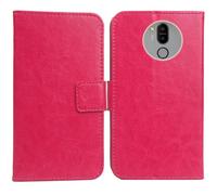 Anybird Rosa Custodia in pelle Flip Case Protettiva Cover Skin per Kodak Seren D55L 5.5" Caso Leather Cover Flip Guscio Copertina Portafoglio Magnetico Anti Urto e Anti Graffi