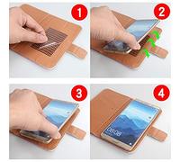 Anybird Rosa Custodia in pelle Flip Case Protettiva Cover Skin per Panasonic KX-TF400EXB 2.4" Caso Leather Cover Flip Guscio Copertina Portafoglio Magnetico Anti Urto e Anti Graffi