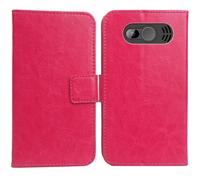 Anybird Rosa Custodia in pelle Flip Case Protettiva Cover Skin per SPC FORTUNE 2 MAX 2.4" Caso Leather Cover Flip Guscio Copertina Portafoglio Magnetico Anti Urto e Anti Graffi