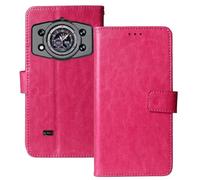 Anybird Rosa Custodia in pelle Flip Case Protettiva Cover Skin TPU Silicone Wallet per CUBOT KingKong 11 5G 6.72"