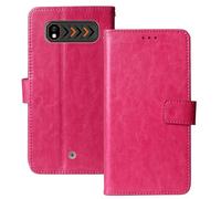 Anybird Rosa Custodia in pelle Flip Case Protettiva Cover Skin Wallet per Hammer H Boost 2 LTE 2.4"