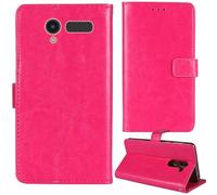 Anybird Rosa Custodia in pelle Flip Case Protettiva Cover Skin Wallet per Philips Xenium X900 2.4"
