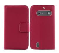 Anybird Rose Vera Real Pelle Case per Doro Leva E10 / E11 Doro DFB 0600 2.4" Custodia Caso Premium Leather Cover Flip Guscio Protettiva Copertina Portafoglio Magnetico
