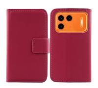 Anybird Rose Vera Real Pelle Case per Itel Power 80 4G 6.78" Custodia Caso Premium Leather Cover Flip Guscio Protettiva Copertina Portafoglio Magnetico Anti Urto e Anti Graffi