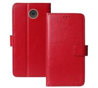 Anybird Rosso Custodia in pelle Flip Case Protettiva Cover Skin Wallet per Emporia SIMPLICITY V27 LTE 2"