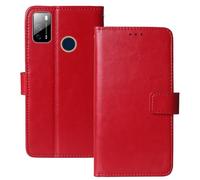 Anybird Rosso Custodia in pelle Flip Case Protettiva Cover Skin Wallet per Qubo P668 / QUBO X668 6.53"