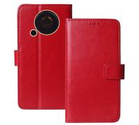 Anybird Rosso Custodia in pelle Flip Case Protettiva Cover Skin Wallet per Trevi FORTE 70 2.4"