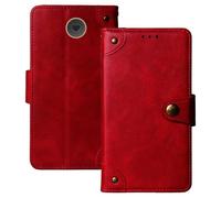 Anybird Rosso Retro Pelle Case per Emporia SIMPLICITY V27 LTE 2" Custodia Caso Premium Leather Cover Flip Guscio Protettiva Copertina Portafoglio