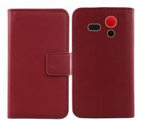 Anybird Rosso Vera Real Pelle Case per Olympia STAR 2.4" Custodia Caso Premium Leather Cover Flip Guscio Protettiva Copertina Portafoglio Magnetico Anti Urto e Anti Graffi
