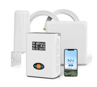 ANYCALL Amplificatore Segnale Cellulare per la Casa sulla Banda 1, 3, 7, 20, Ripetitore Segnale Cellulare per Casa Ufficio, 5G 4G LTE 3G GSM Ripetitore per TIM Illid Wind Tre, Touchscreen LCD