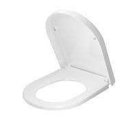 ANYCEE Tavoletta WC con Chiusura Ammortizzata, Copriwater Universali Formato Lungo D, Coperchio Water con Funzione Quick-Release, Facile da Pulire, Coperchio WC con Cerniere Regolabili, Plastica