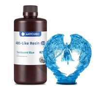 ANYCUBIC ABS-Like Resin 2.0, Elevata Durezza, Basso Odore, 1KG Blu Clear