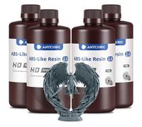ANYCUBIC ABS-Like Resin 2.0, Elevata Durezza, Basso Odore, 4KG HD-Grigio