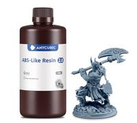 ANYCUBIC ABS-Like Resin 2.0 Grigio 1KG, Resina per Stampanti 3D