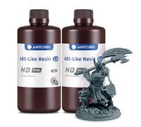 ANYCUBIC ABS-Like Resin 2.0 HD-Grigio 2KG, Resina per Stampanti 3D