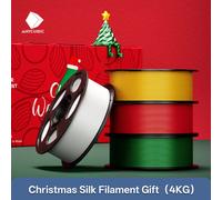 ANYCUBIC Filamento di Seta 4KG Confezione Regalo Di Natale FDM Stampante 3D Materail Regalo Di Natale Modello di Stampa Per La Decorazione Giocattolo Per Kobra S1C