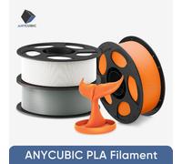 ANYCUBIC Filamento per stampante 3D Filamento PLA da 1,75 mm 1 kg/rotolo 9 colori Bobina ordinata Nessuna bolla Nessun collegamento per stampante 3D Mega-S Chiron 1KG Red PLA