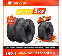 ANYCUBIC Filamento PLA ad alta velocità in plastica da 1,75 mm per stampante 3D Materiali di consumo in gomma da 1 kg/rotolo per ANYCUBIC Kobra 2 Series