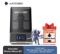 ANYCUBIC Photon Mono M7 Stampante 3D Mono MSLA 14K 10 ''14K stampante 3D in resina LCD velocità fino a 150 mm/h dimensioni di stampa 223*126*230mm